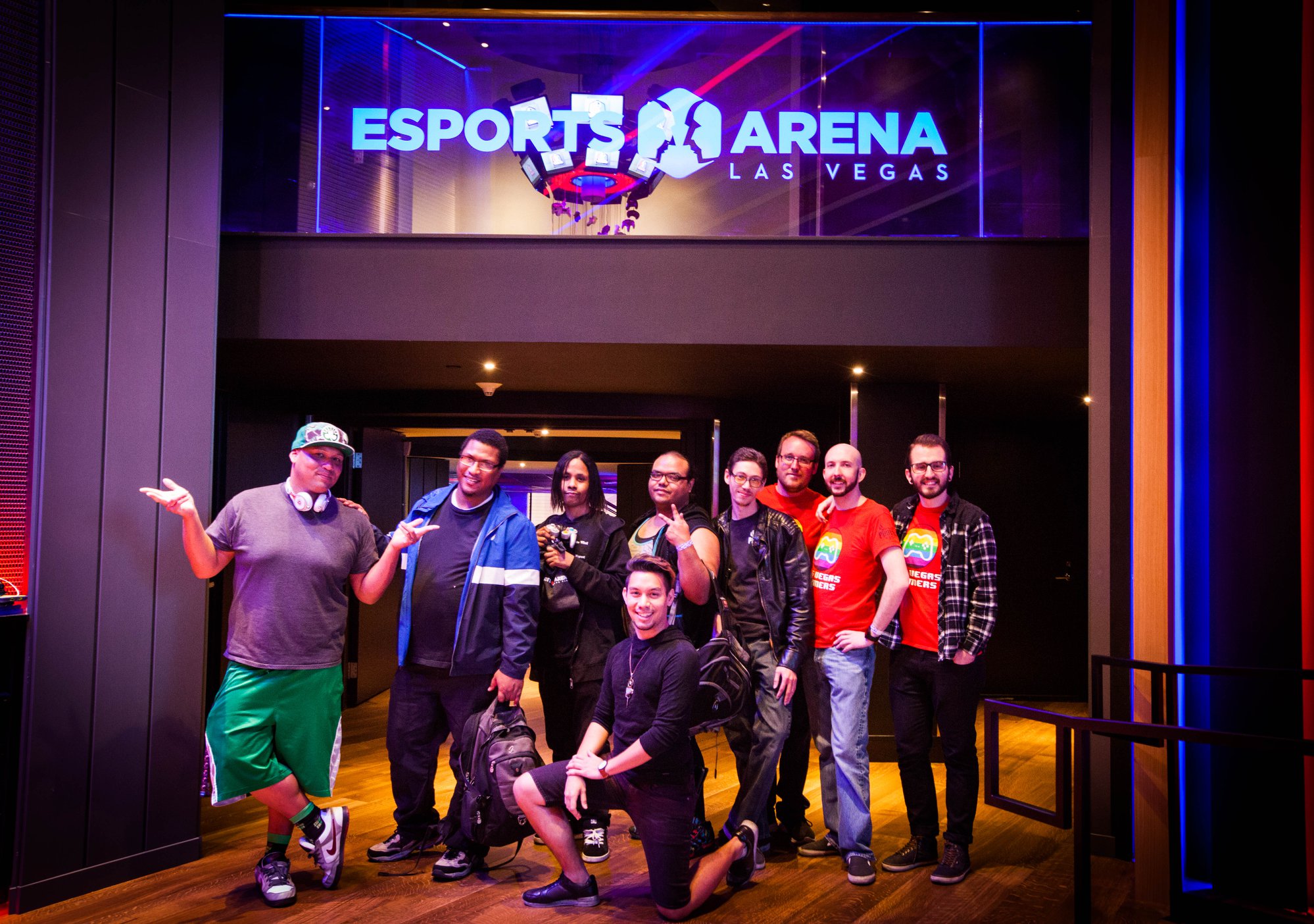 The Las Vegas Gaymers at the Esports Arena Gamer X